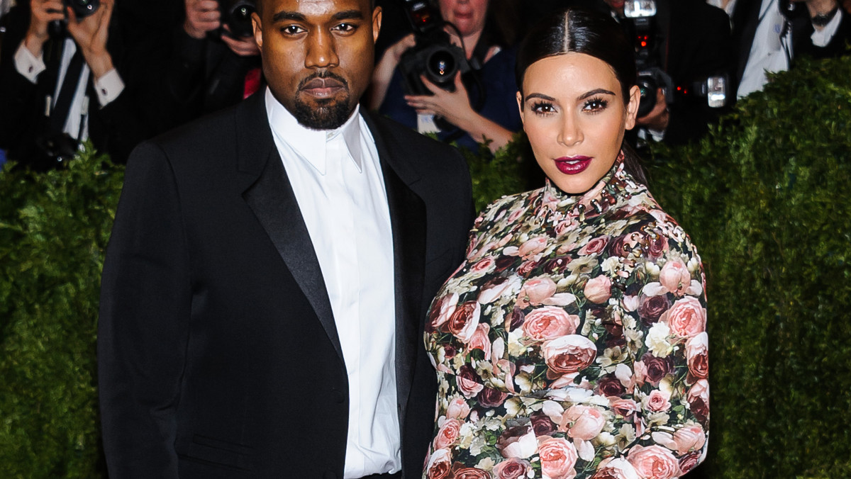 Kim Kardashian i Kanye West / Fot. Newspix