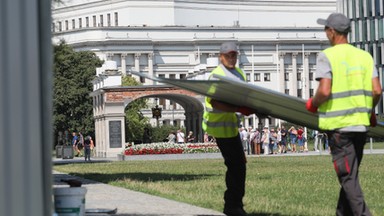 Rusza odbudowa Pałacu Saskiego. Pierwsze prace na miejscu [ZDJĘCIA]