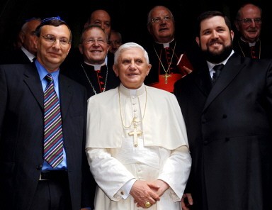 GERMANY-POPE-WYD-SYNAGOGUE-TEITELBAUM-LEHRER-KASPAR-MEISNER