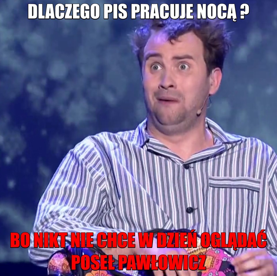 Z czego śmieje się prezes PiS?