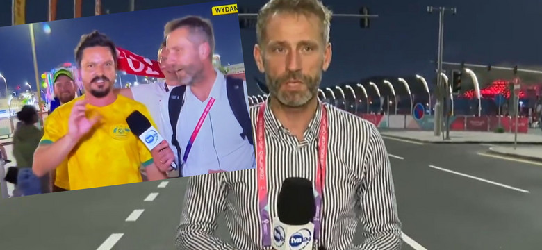 Reporter TVN24 został wkręcony przez kibica w Katarze. "Powinien dostać Nobla z cierpliwości"