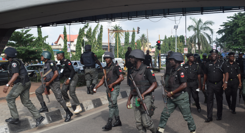 Nigerian police officers [TheCable]