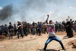 Protest at Gaza-Israeli border