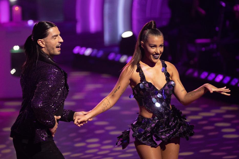 Tóth Andi és Andrei Mangra teljes gőzzel halad a Dancing with the Stars második évadának megnyerése felé / Fotó: Zsolnai Péter