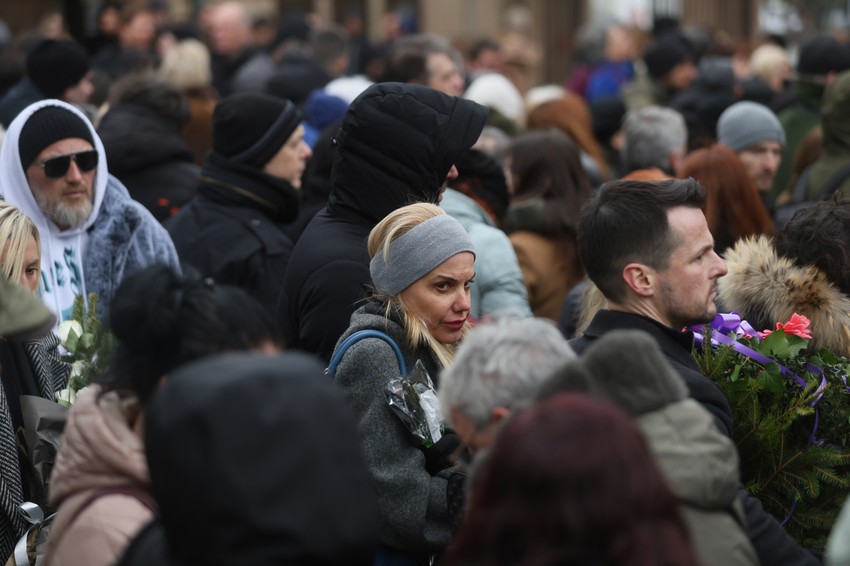 Sahrana Aleksandre Goncić