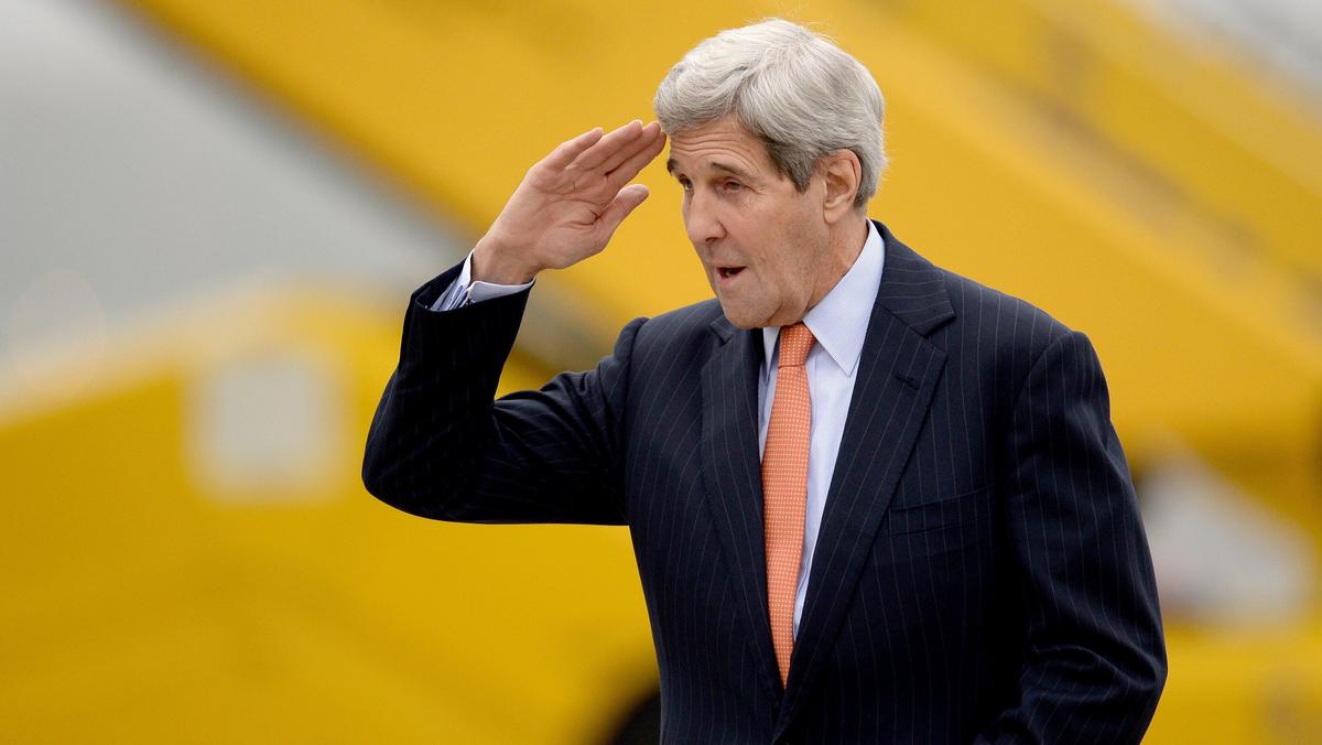 Kerry arrives for International Talks on Syria conflict