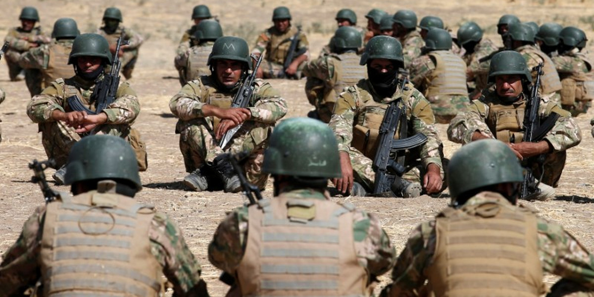 The Pentagon is playing down the role of US troops in retaking Iraq's Mosul from ISIS