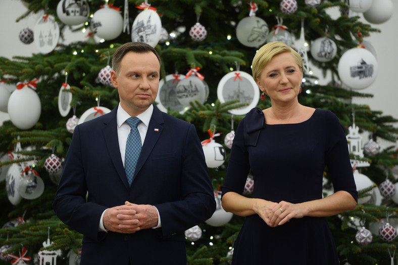 Andrzej Duda i Agata Duda