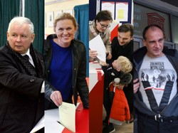 Politycy już zagłosowali. Wielu przyszło do lokali wyborczych z rodzinami. ZDJĘCIA