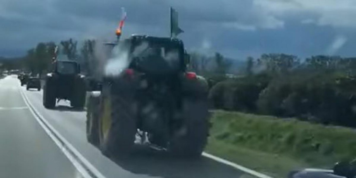 Ząbkowicie Śląskie: protest rolników spowolnił karetkę z dzieckiem