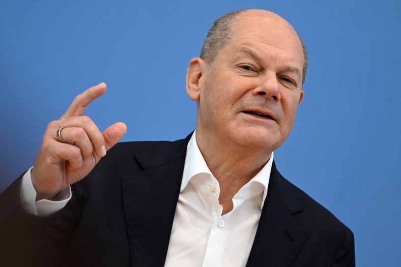 Kanclerz Niemiec Olaf Scholz.