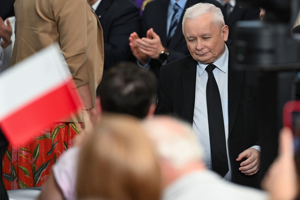 Prezes PiS Jarosław Kaczyński na konwencji samorządowej PiS