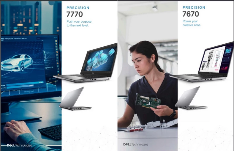 Procesory Intel Alder Lake-HX trafią do laptopów Dell Precision 7770 i 7670