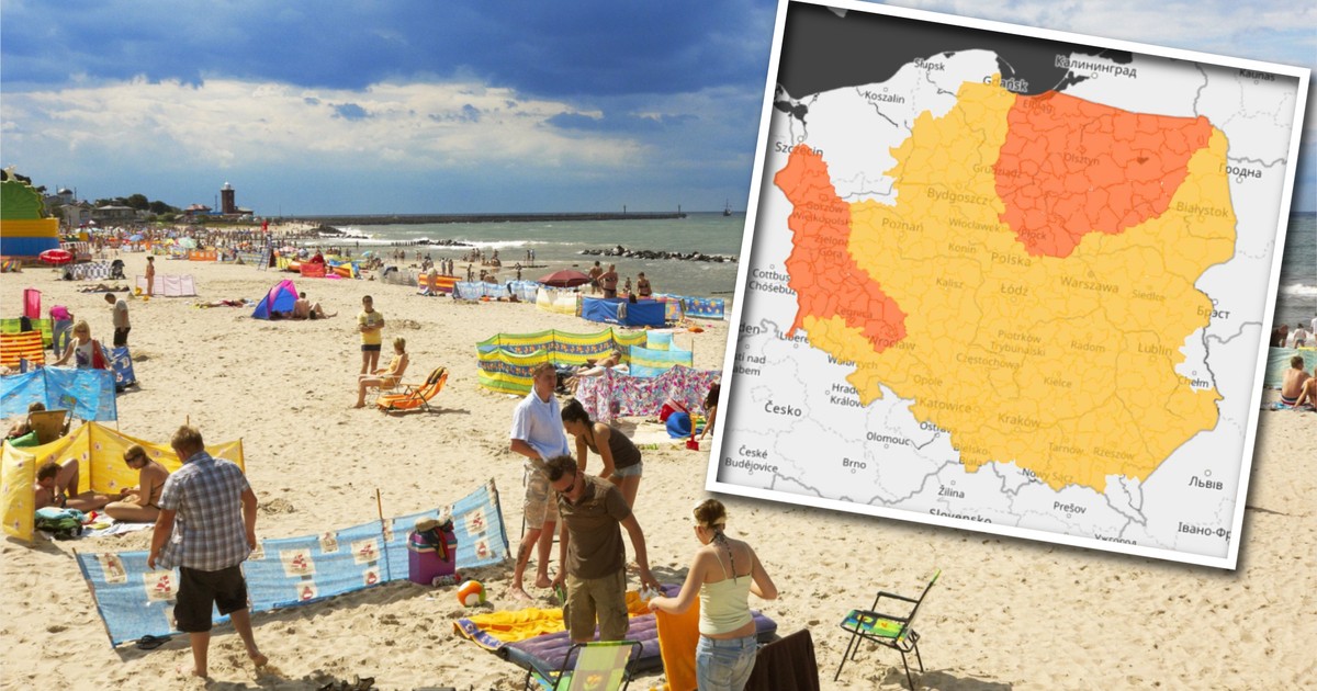 Żar z nieba i gwałtowne burze – upał w Polsce 10 sierpnia