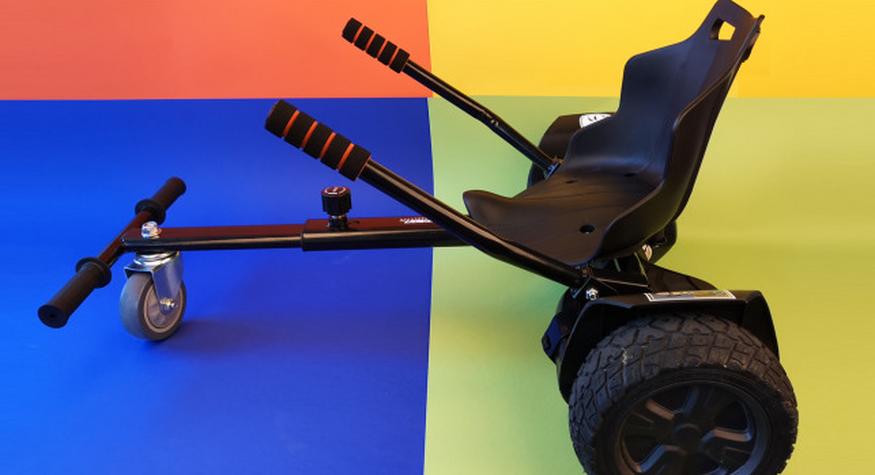 Sitz-Upgrades für Hoverboards: Elektro-Kart statt Balancing-Board