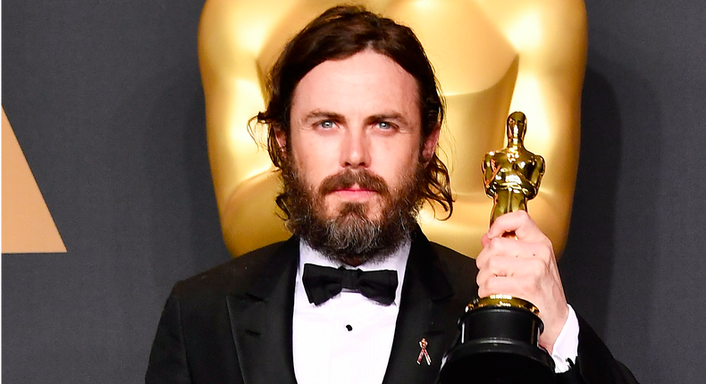 Casey Affleck, winner of Best Actor for Manchester by the Sea poses in the press room during the 89th Annual Academy Awards at Hollywood & Highland Center on February 26, 2017 in Hollywood, California.