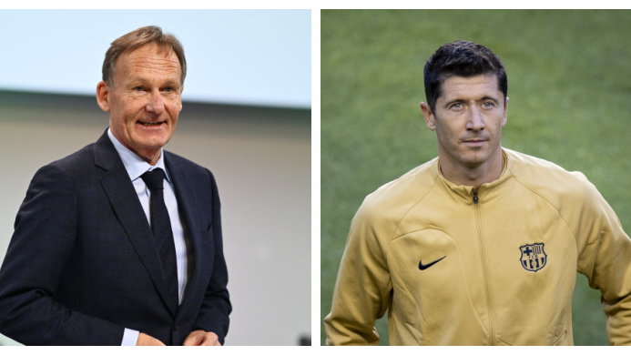 Hans-Joachim Watzke i Robert Lewandowski