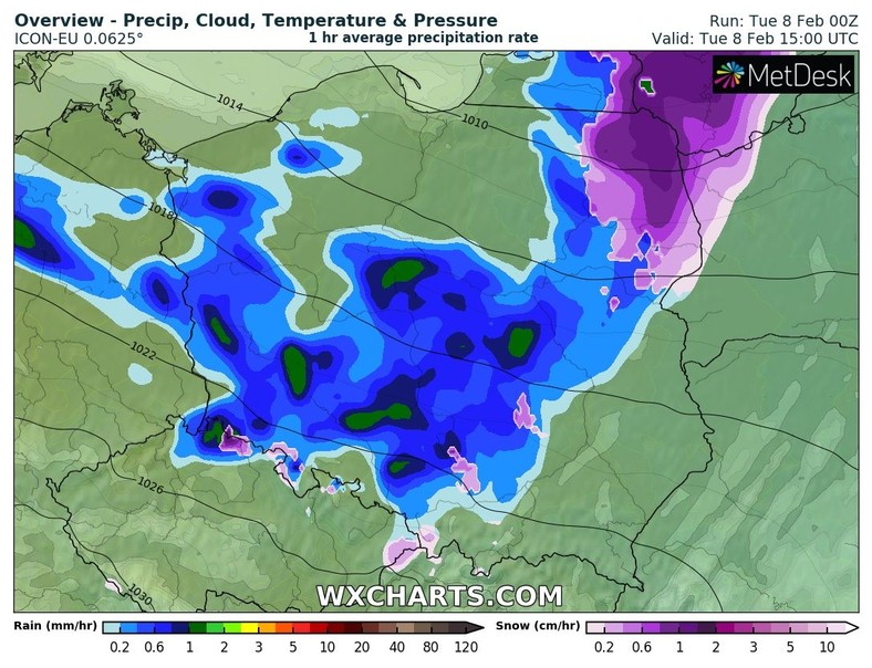 Kolejny front atmosferyczny znajdzie się dziś nad Polską