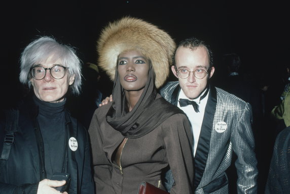 Andy Warhol, Grace Jones i Keith Haring