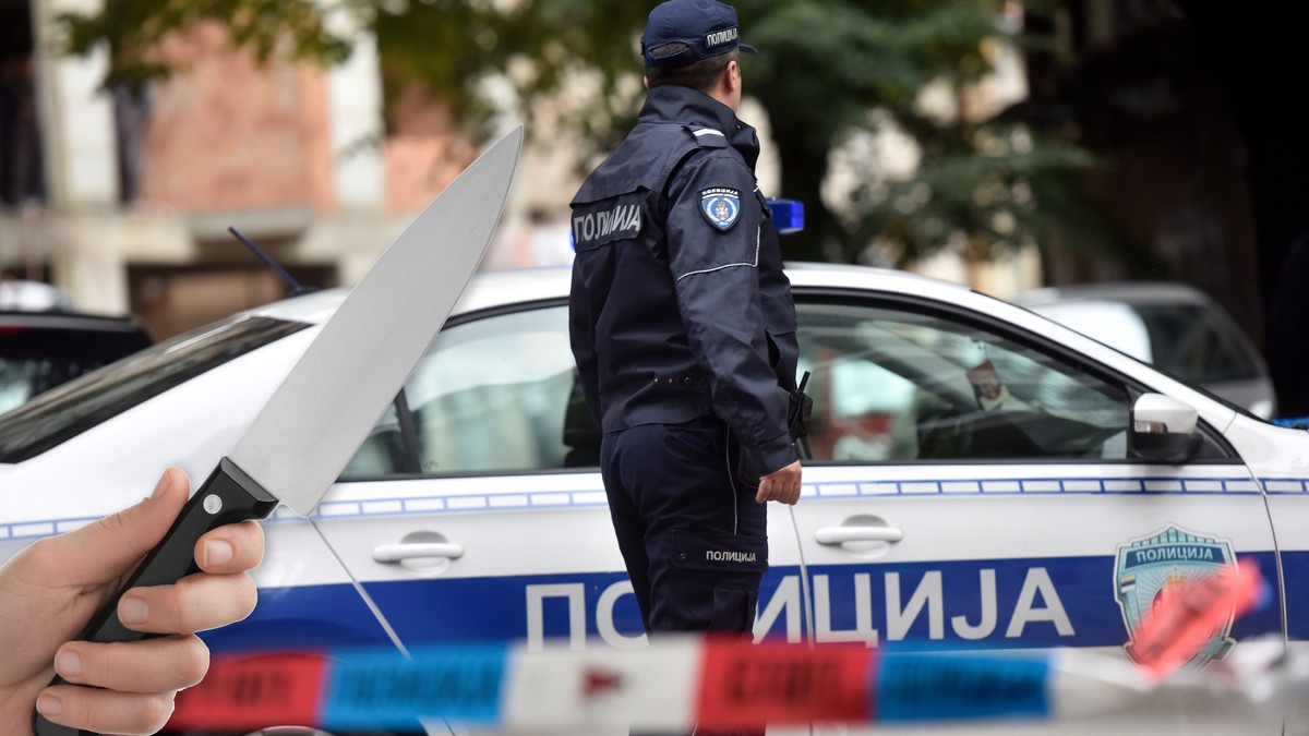 nož i srpska policija