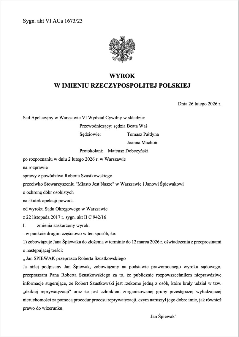 wyrok, sąd, sąd apelacyjny