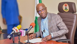 Benue State Governor, Hyacinth Alia [Twitter:@HyacinthAlia]