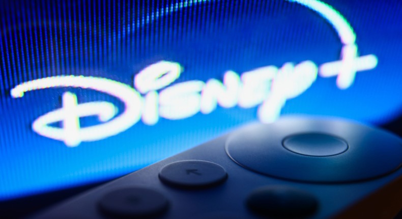 Disney shares climbed higher in premarket trading.NurPhoto / Getty