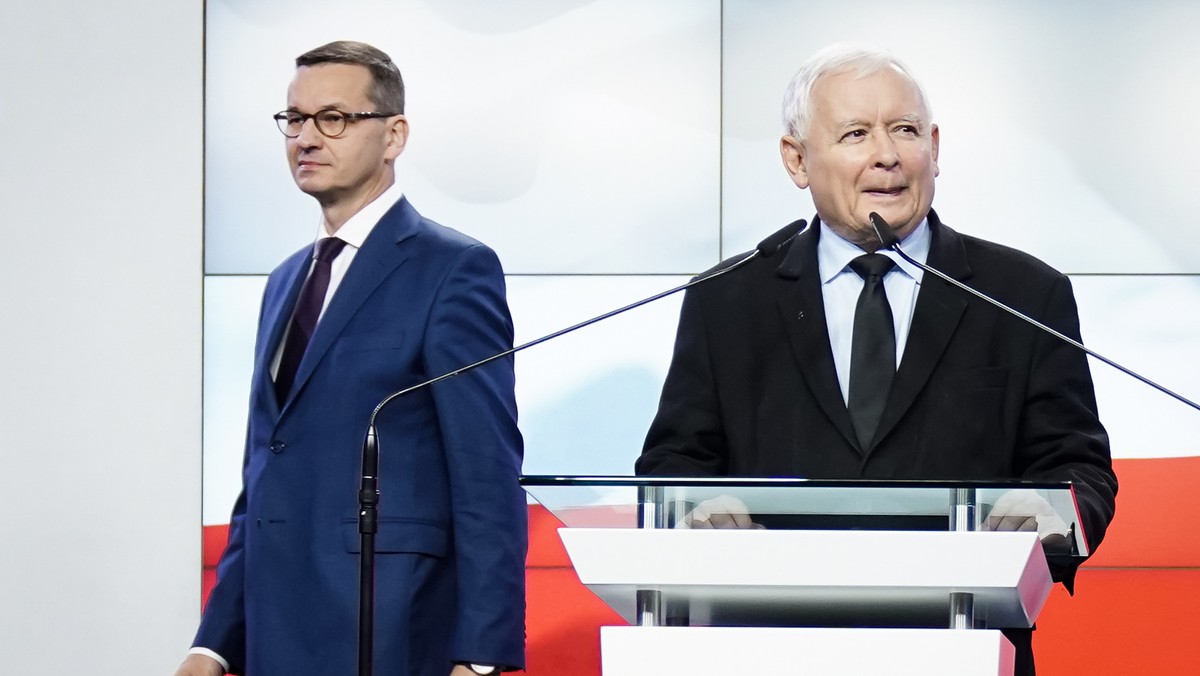 Mateusz Morawiecki i Jarosław Kaczyński