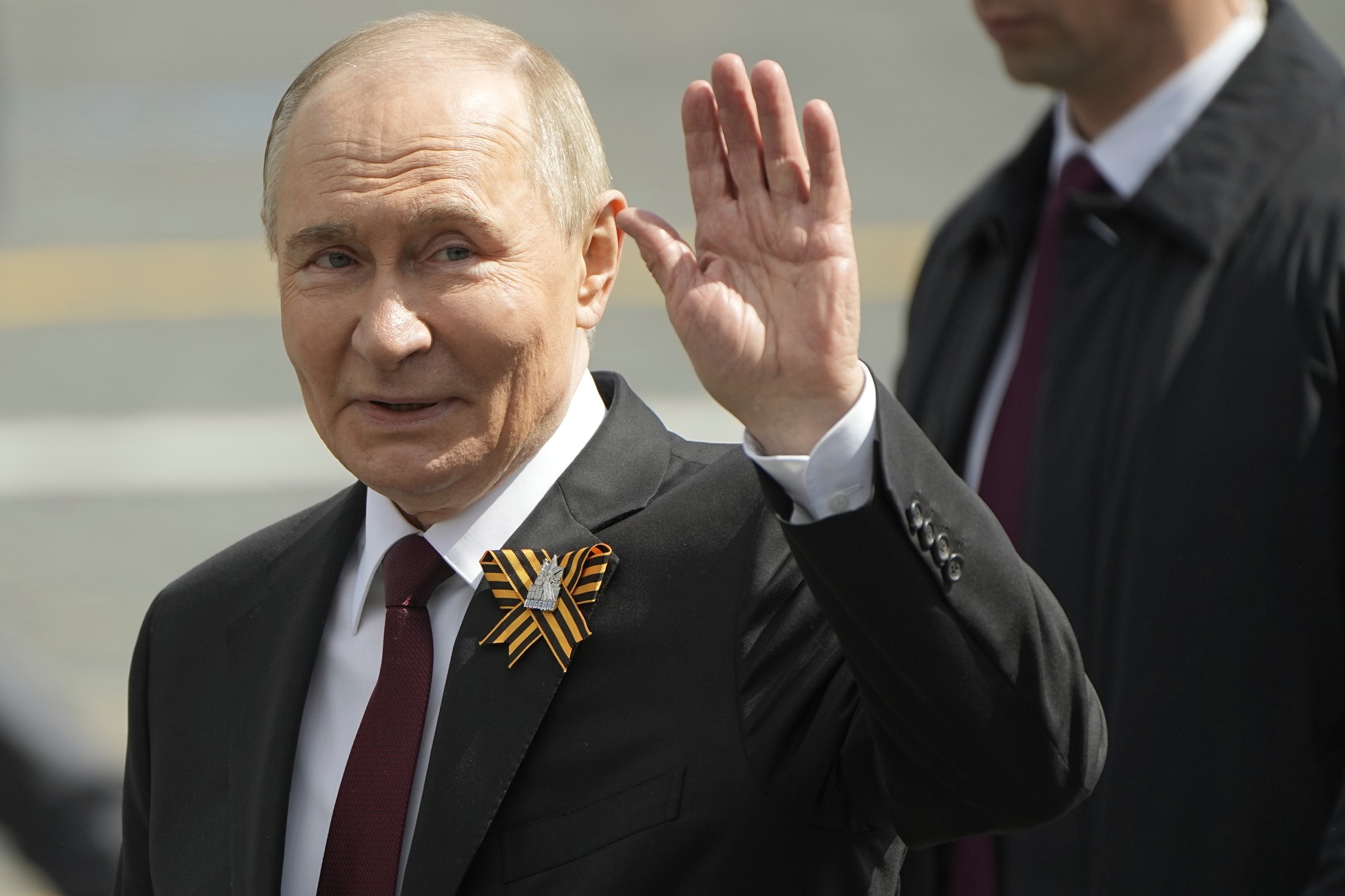 Ruský prezident Vladimir Putin počas osláv víťazstve v 2. svetovej vojny v Moskve. 