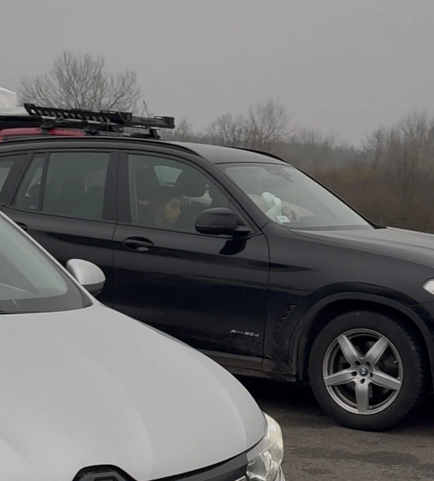 Jovana Pajić a granici sa Hrvatskom