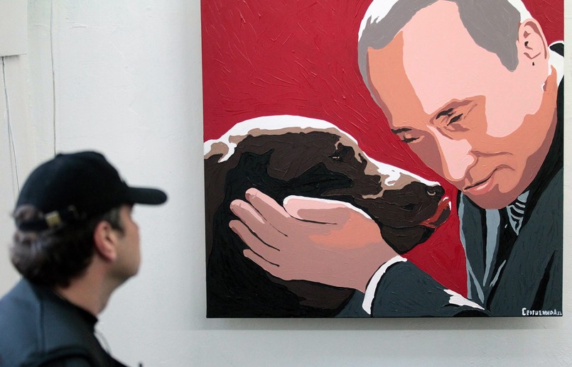 Wystawa to hołd złożony Putinowi w jego 60 urodziny