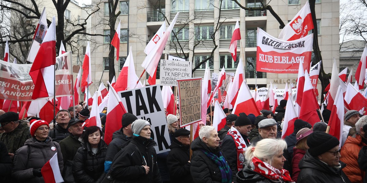 Incydenty na "Proteście Wolnych Polaków".