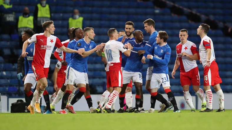 Rangers - Slavia. UEFA przeprowadzi dochodzenie w sprawie ...