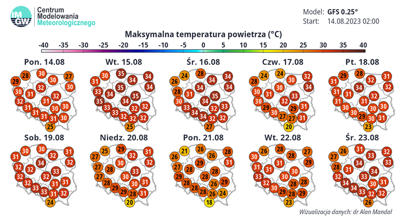 Upał ma utrzymać się jeszcze przez co najmniej 10 dni