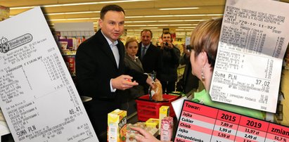 Pamiętacie jak Duda robił zakupy? Powtórzyliśmy je po 4 latach. Szokujący wzrost cen!