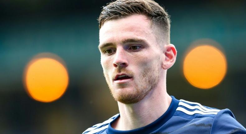 Scotland captain Andy Robertson could become a legend in his homeland with victory over England on Friday Creator: Robert Perry