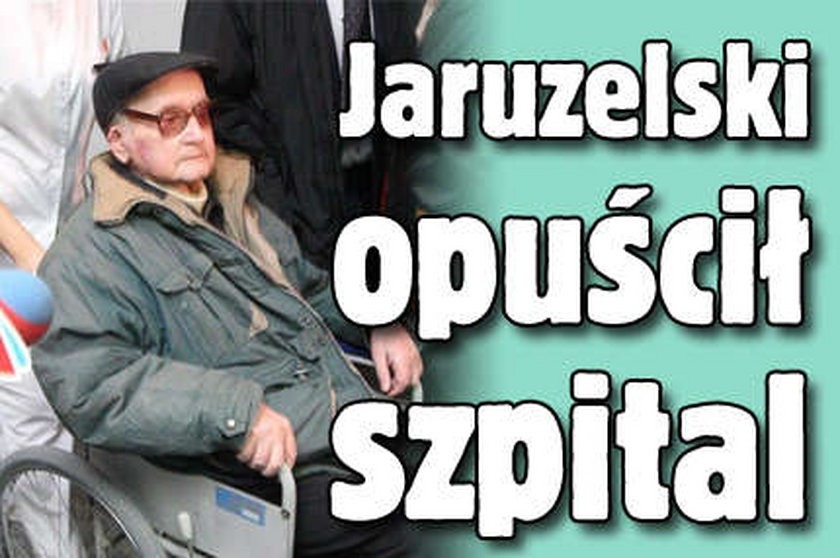 Jaruzelski wyszedł ze szpitala