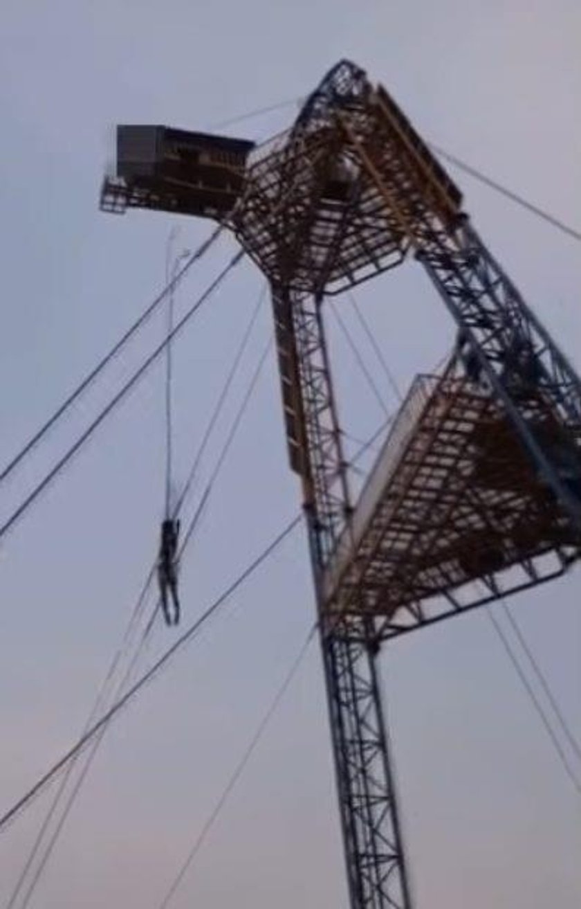 Wstrząsające nagranie ze skoku na bungee. 29-latka omal nie zginęła!