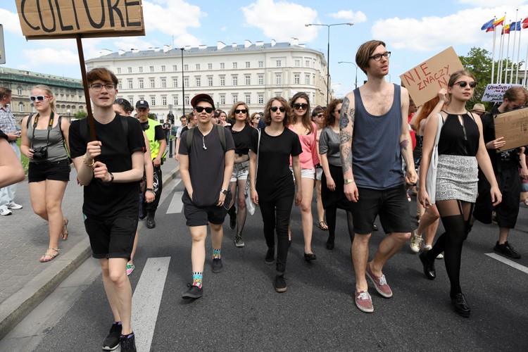 Marsz Szmat w Warszawie