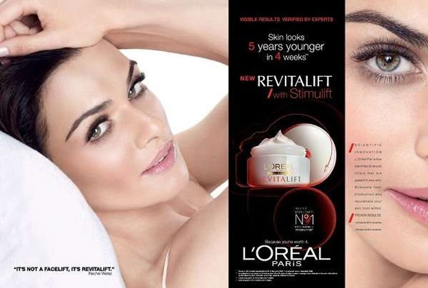 Rachel Weisz reklama L'Oreal zakazana