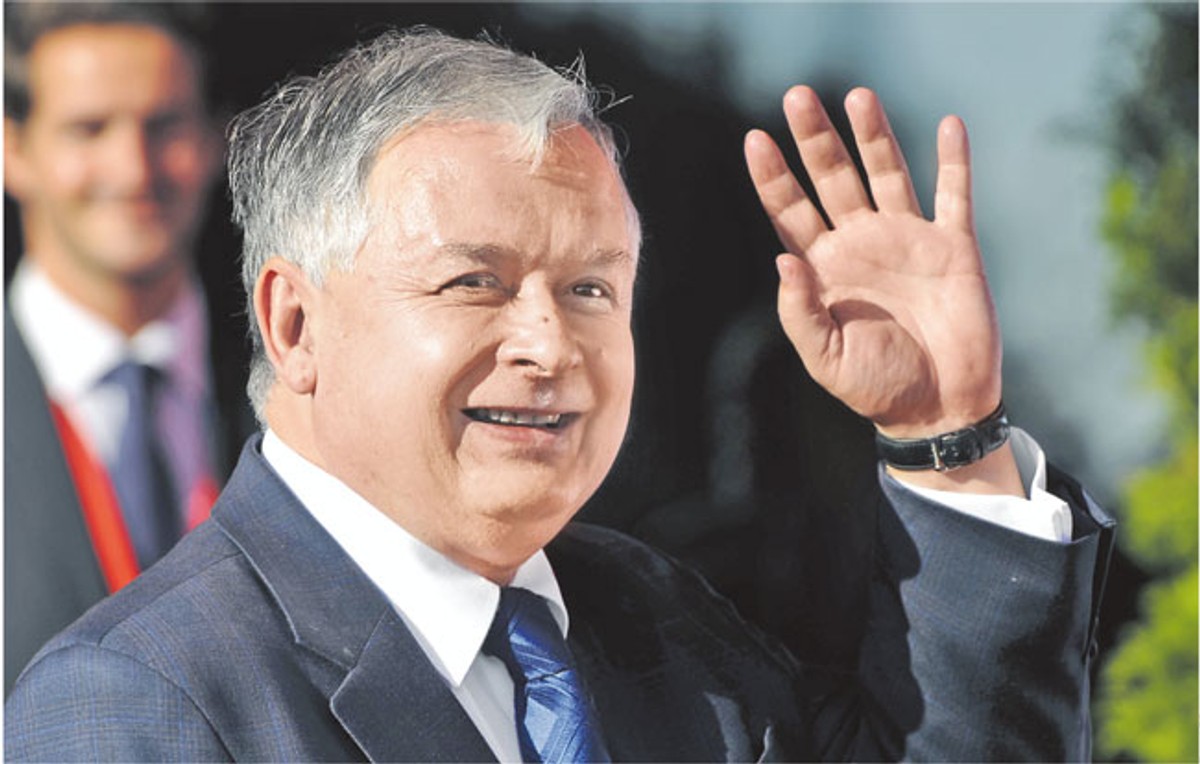 Lech Kaczyński Fot. AFP