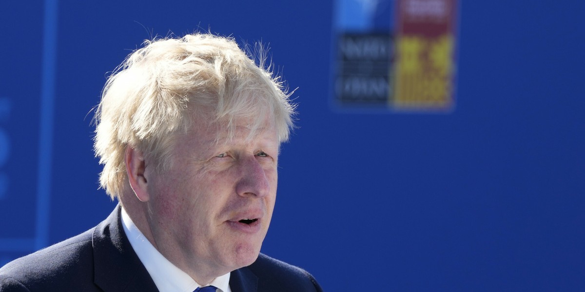 Premier Wielkiej Brytanii Boris Johnson.