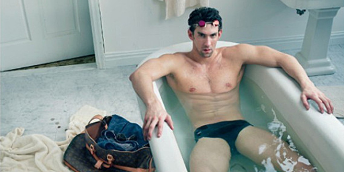 Michael Phelps dla Louis Vuitton