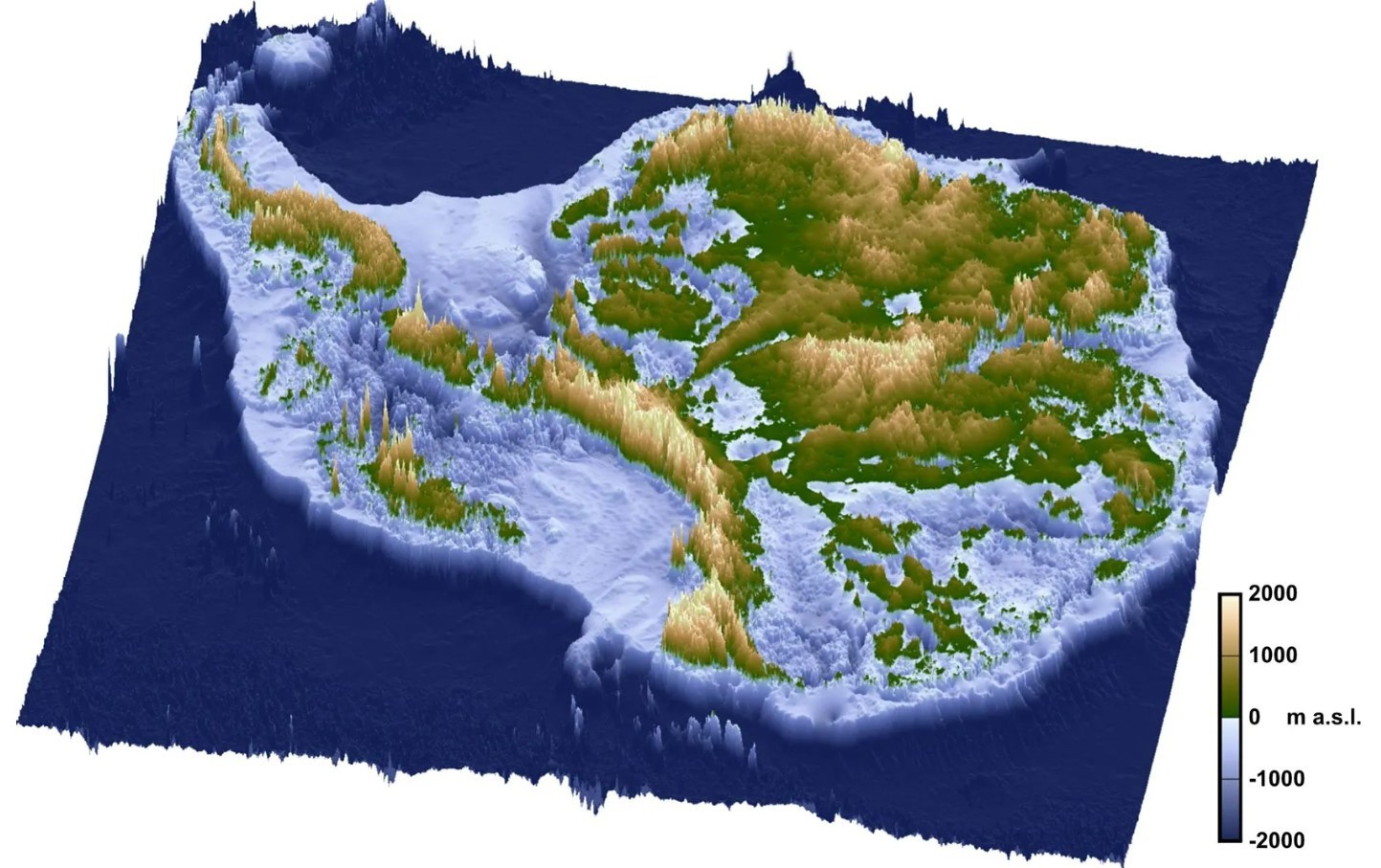 Descubren paisajes de hace 80 millones de años en la Antártida