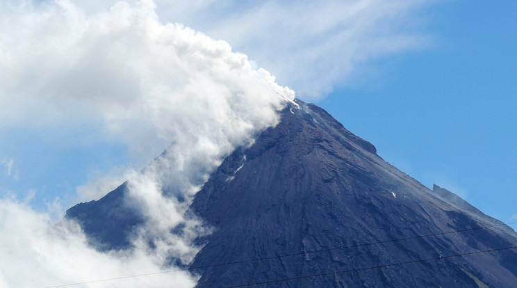 A Mayon-vulkán /Fotó: AFP