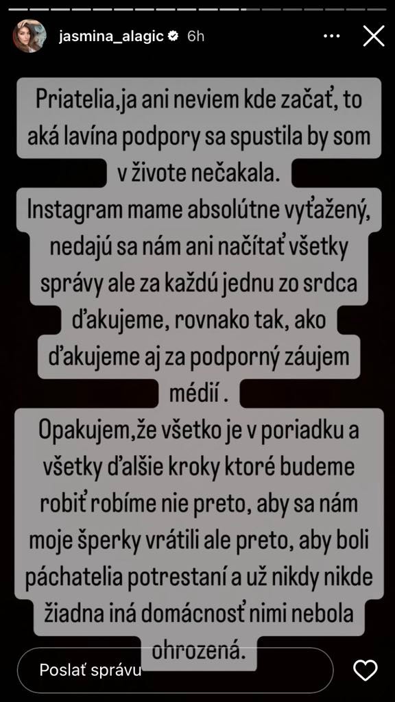 Ľudia im posielajú podporné správy.