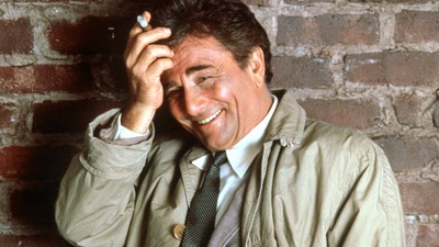 Peter Falk jako inspektor Columbo