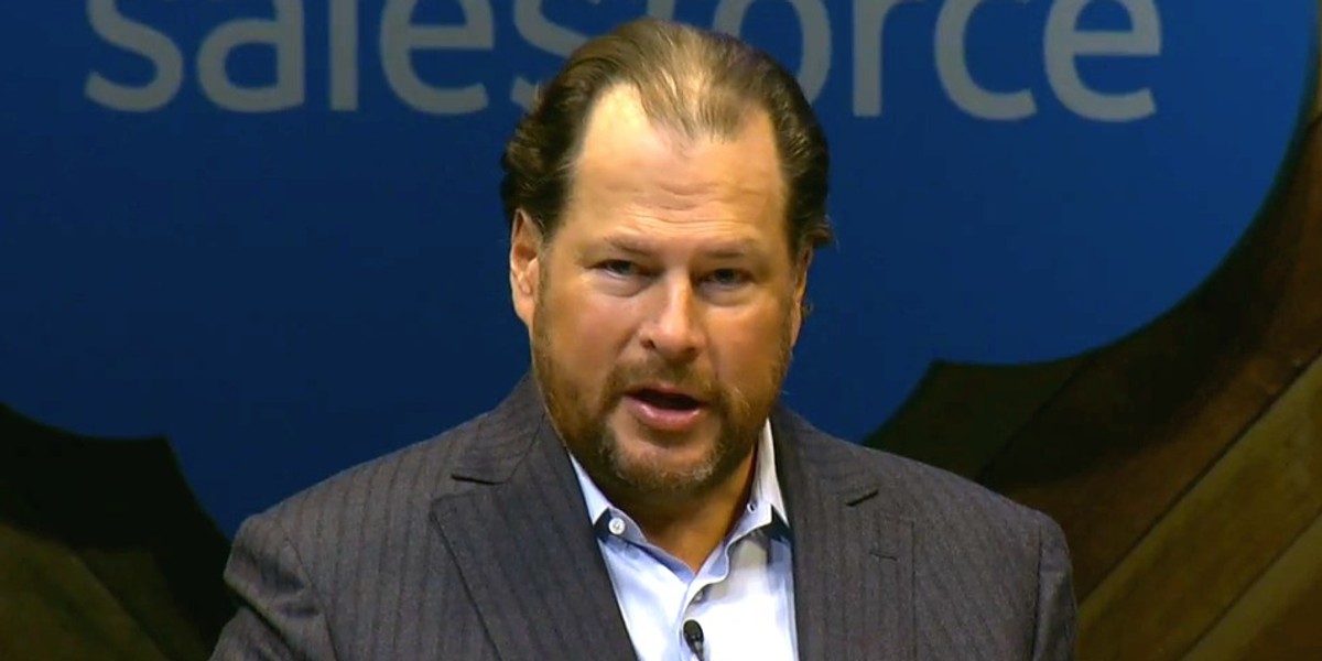 Salesforce CEO Marc Benioff.