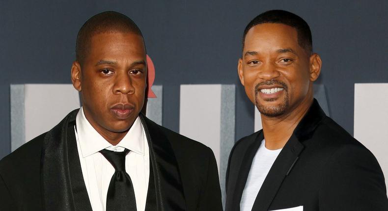 Jay-Z and Will Smith [the richest.com]