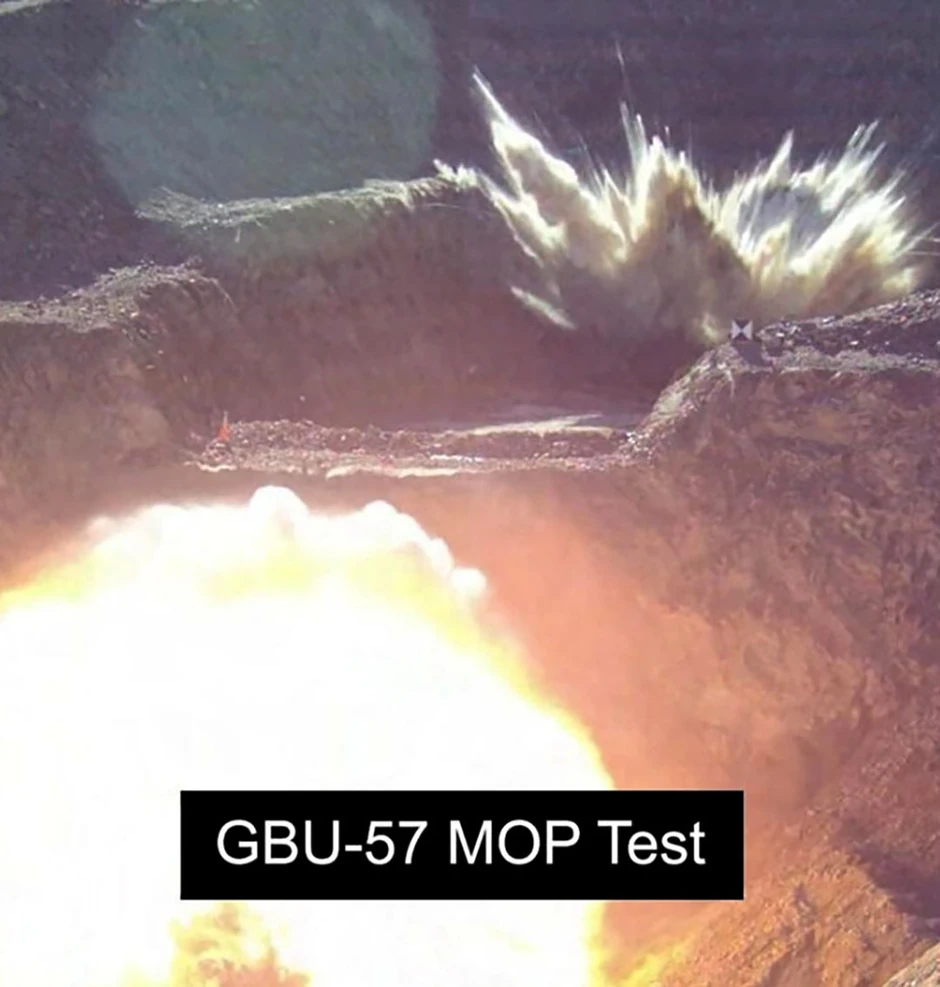 Testiranje bunker-bombe GBU-57